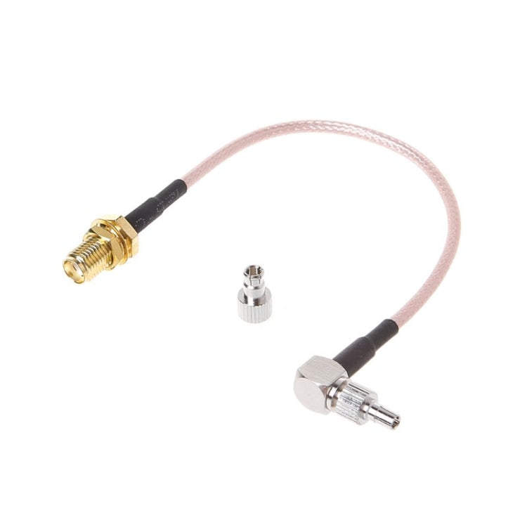 SMA Female to CRC9 / TS9 Double RF Coaxial Connector RG316 Adapter Cable, Length: 15cm SMA Female to CRC9 / TS9 Double RF Coaxial Connector RG316 Adapter Cable, Length: 15cm